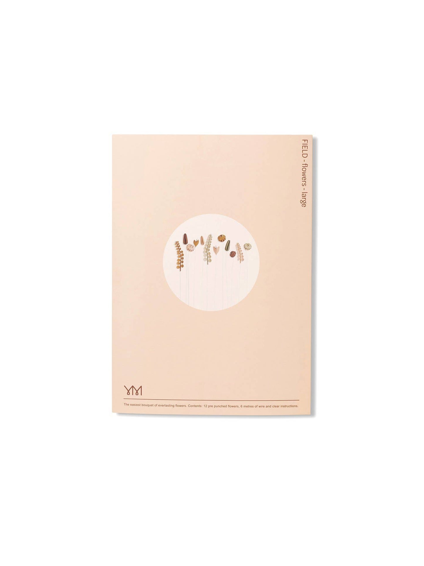 Papierblumen – Erdtöne