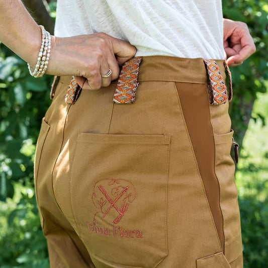 Dona Flora Gartenhose aus Biobaumwolle lang