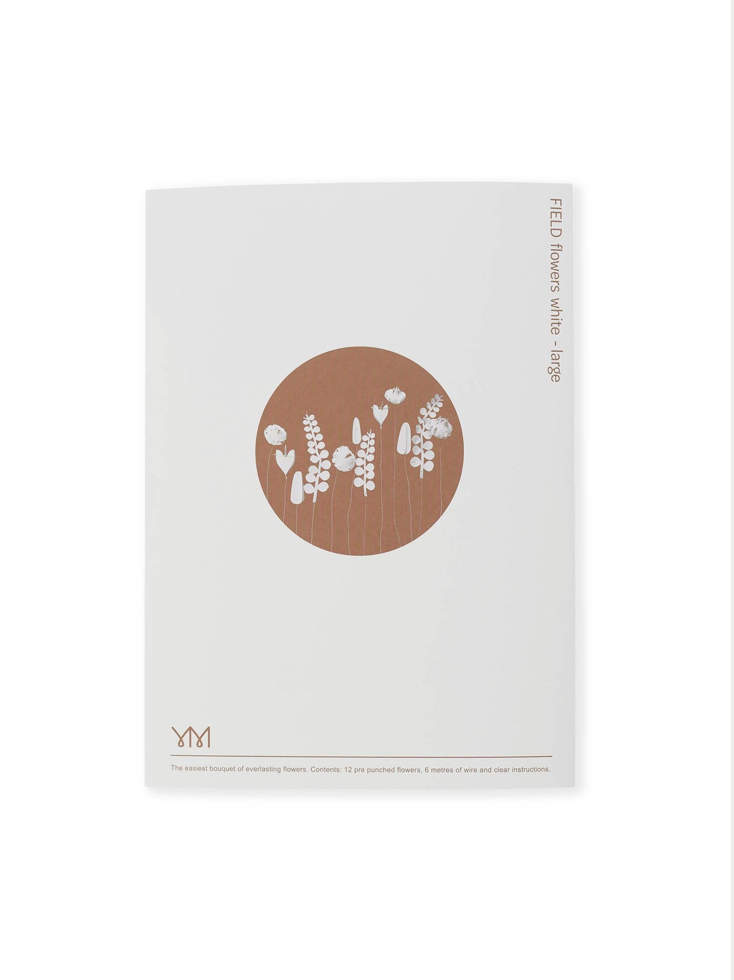 Papierblumen - weiss