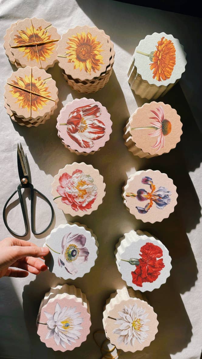 Untersetzer-Set Blumen 🌻🌸🌼