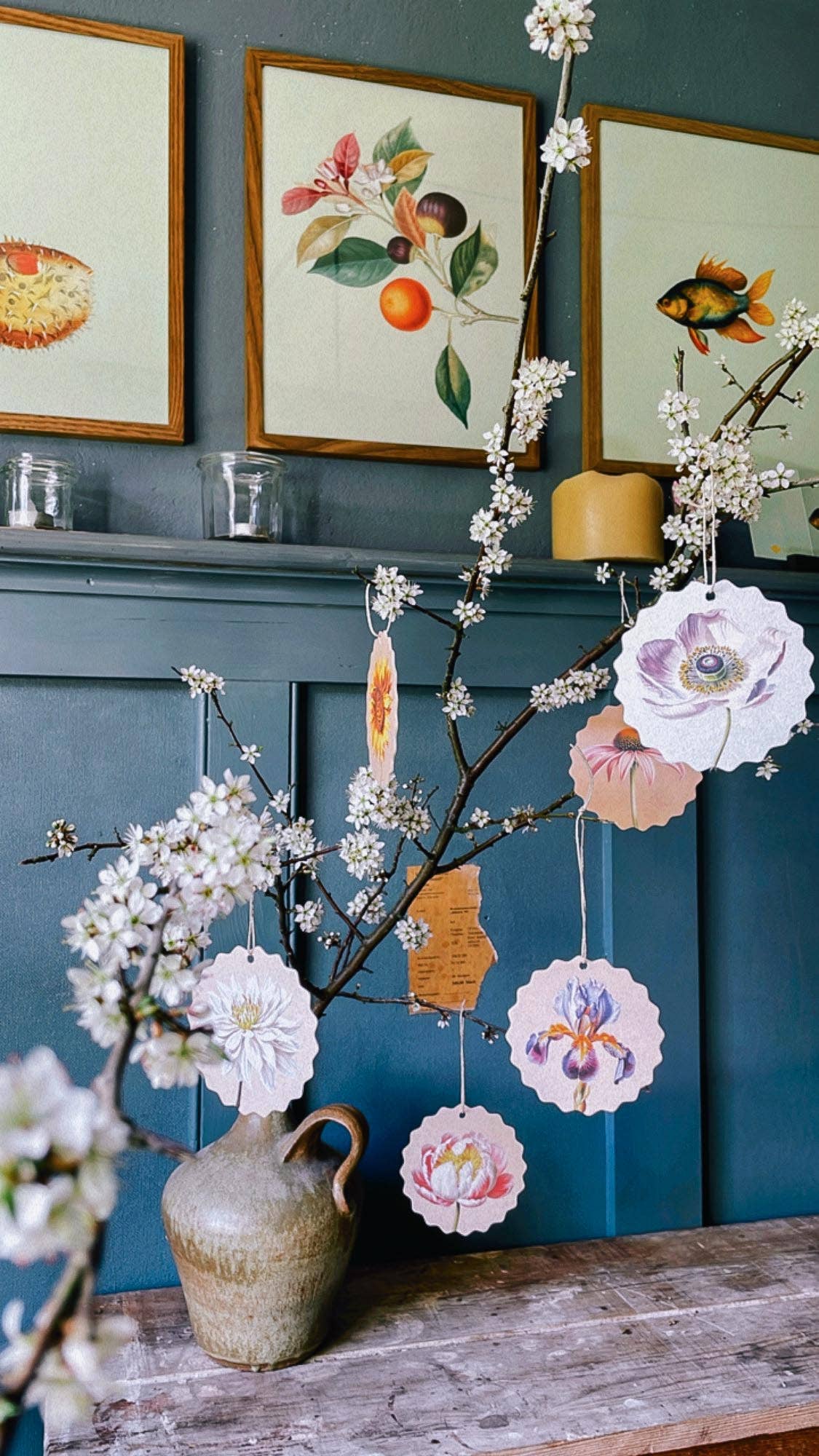 Untersetzer-Set Blumen 🌻🌸🌼