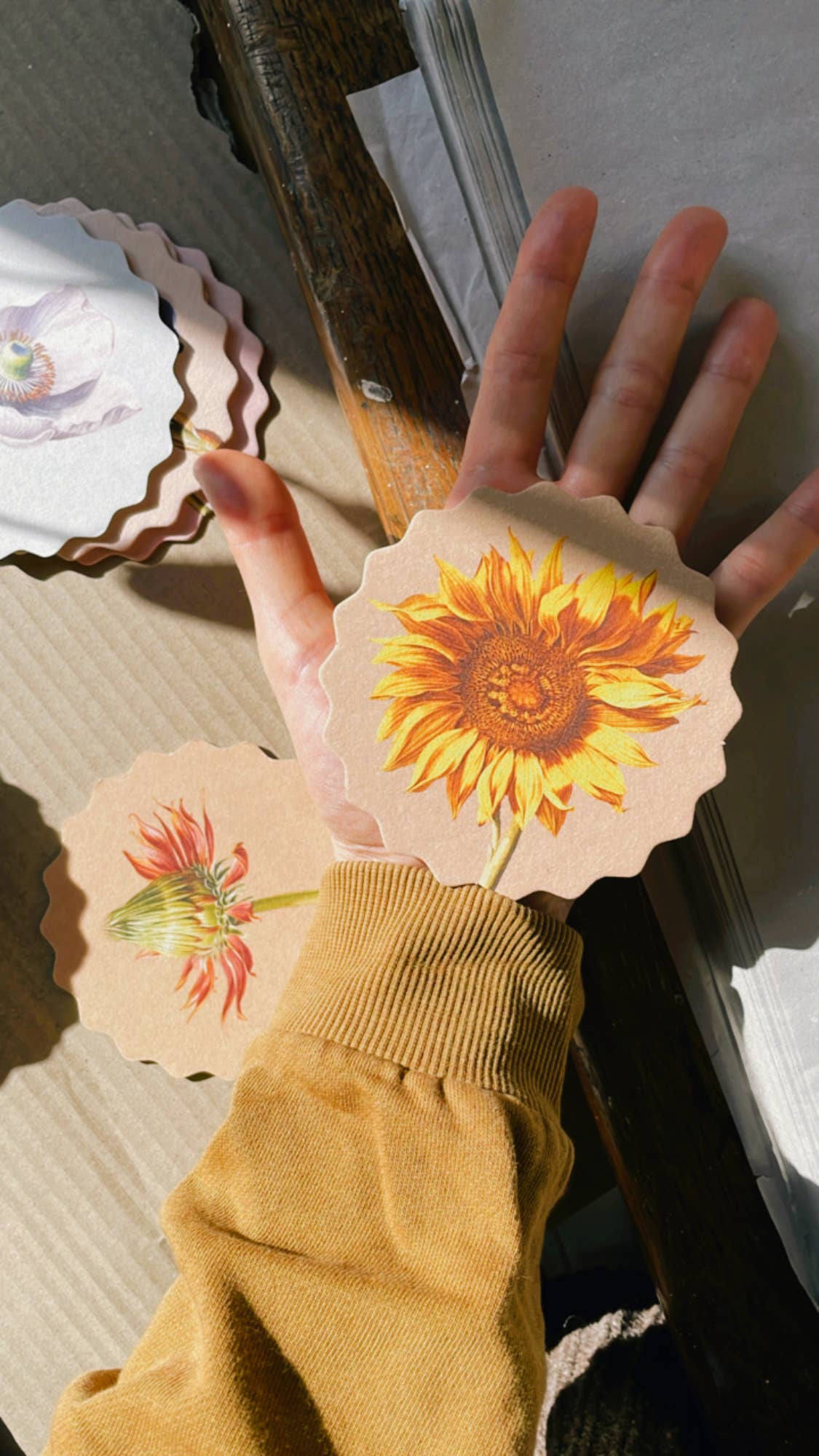 Untersetzer-Set Blumen 🌻🌸🌼