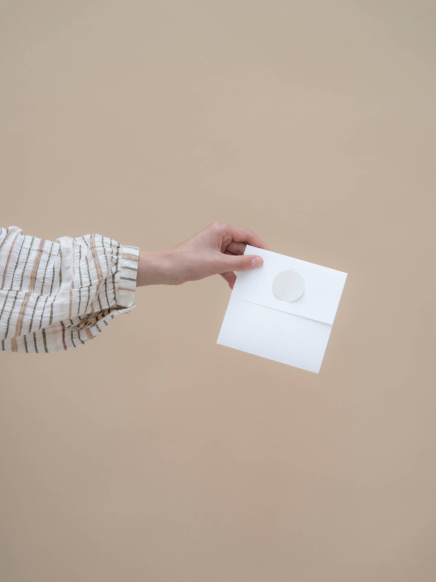 Grusskarte MAGISCHE Blume - weiß