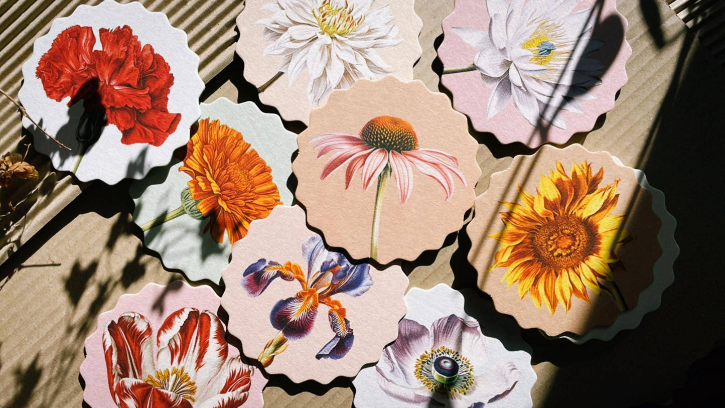 Untersetzer-Set Blumen 🌻🌸🌼