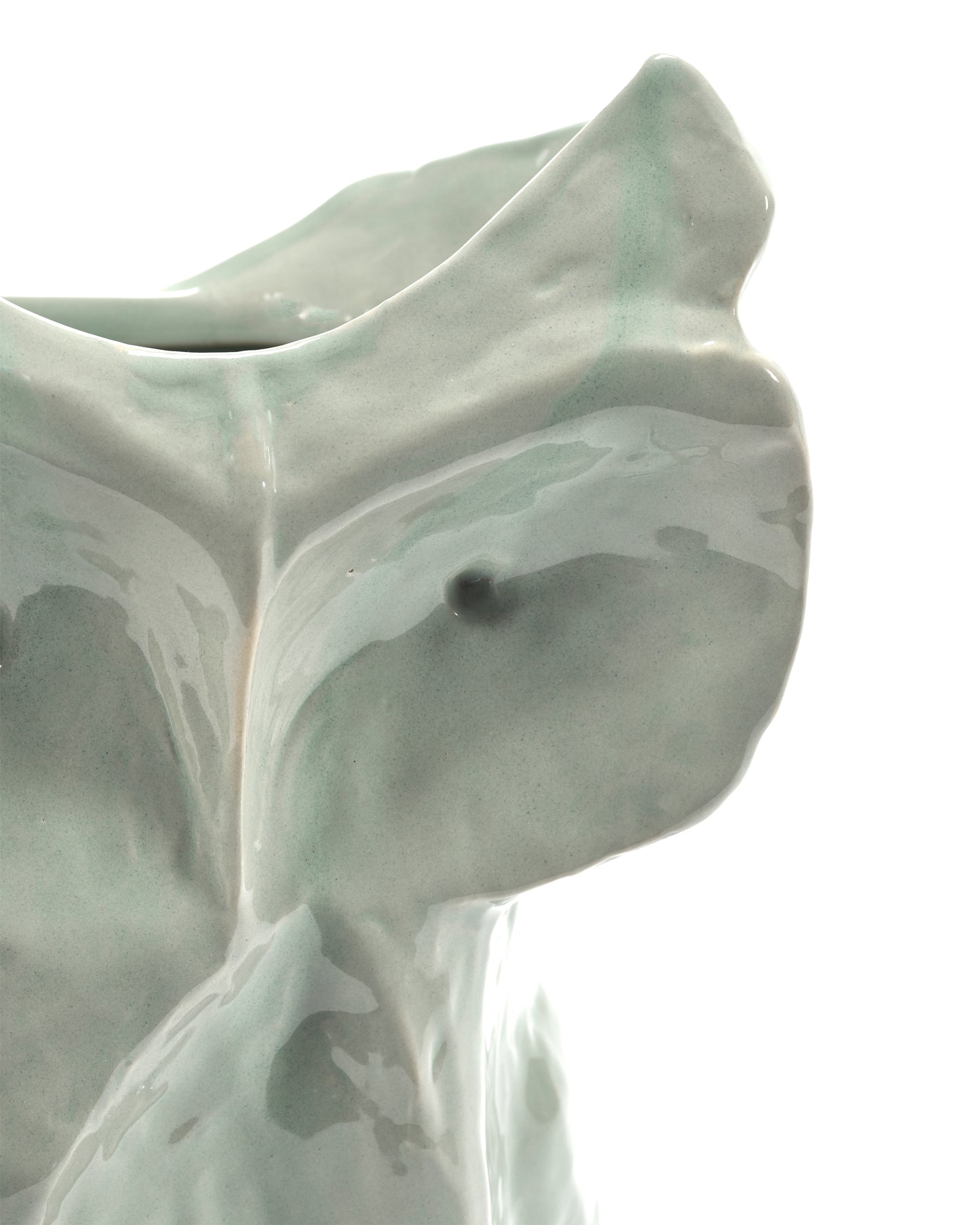 Marni x Serax – „After Midnight“ Vase in Eulenform, Light Blue