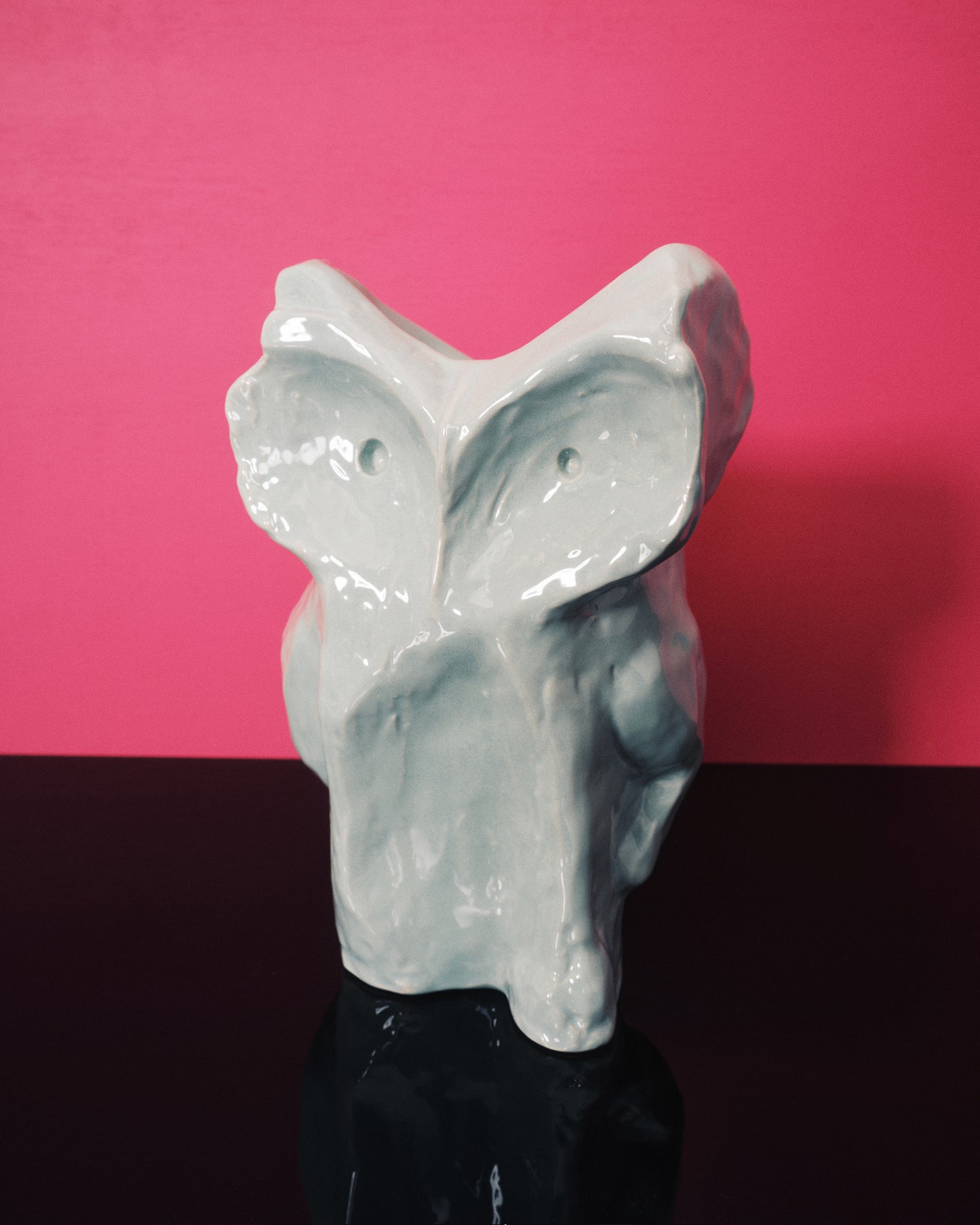 Marni x Serax – „After Midnight“ Vase in Eulenform, Light Blue
