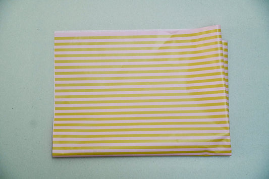 Seidenpapier - Blockstreifen fein, rosa, ocker
