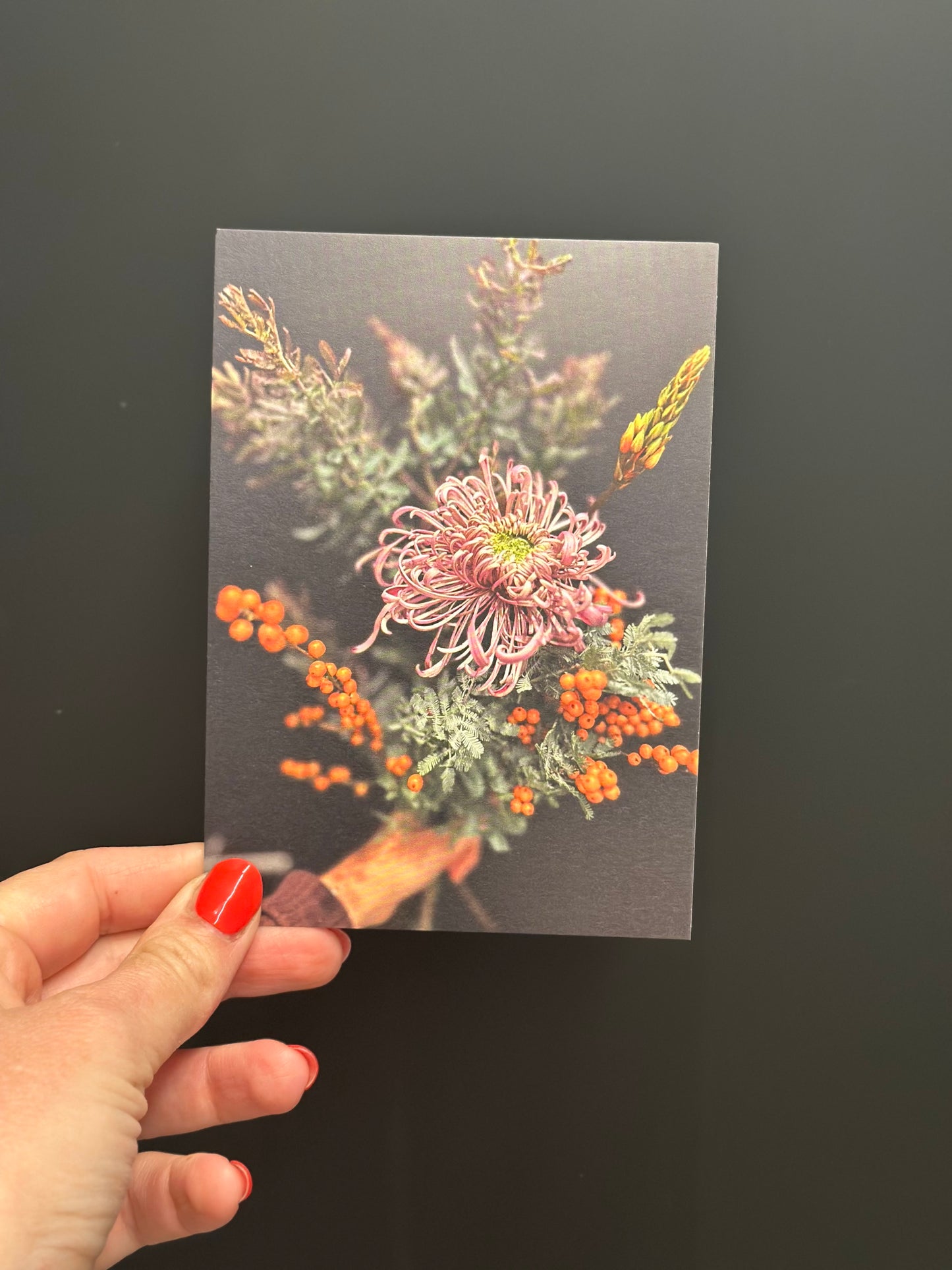 Postkarte Chrysantheme
