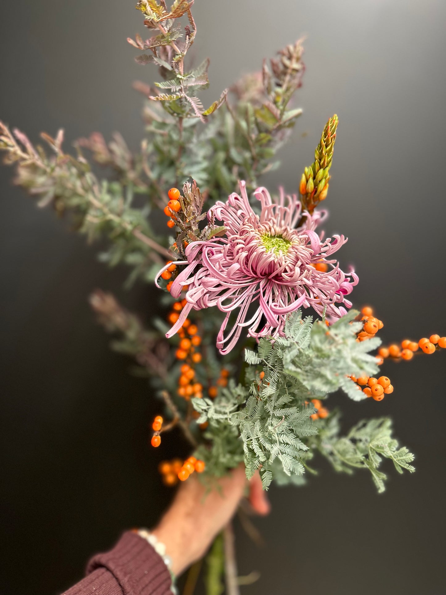 Postkarte Chrysantheme