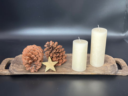 Holztablett mit Henkel