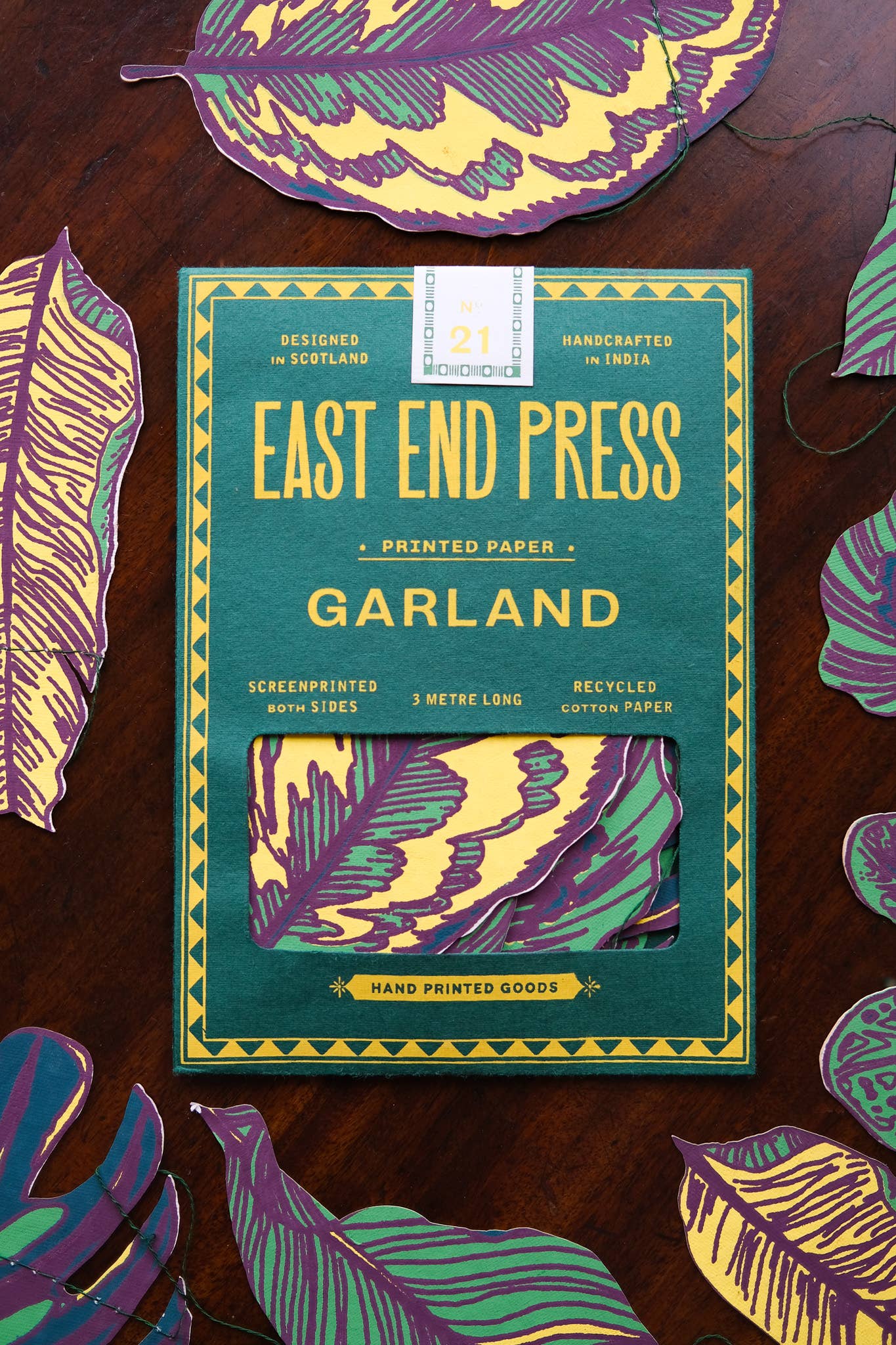 Girlande mit Tropischen Blättern