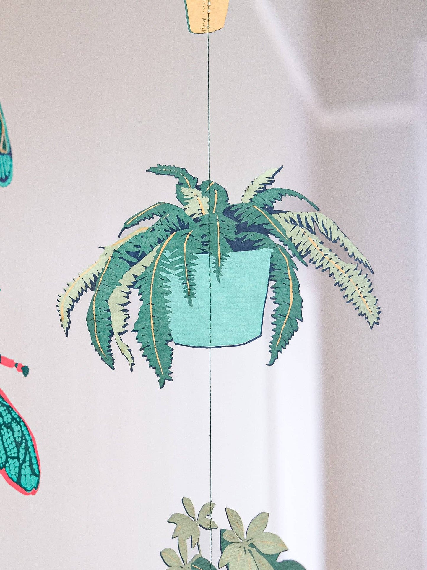 Vertikale Girlande Zimmerpflanzen