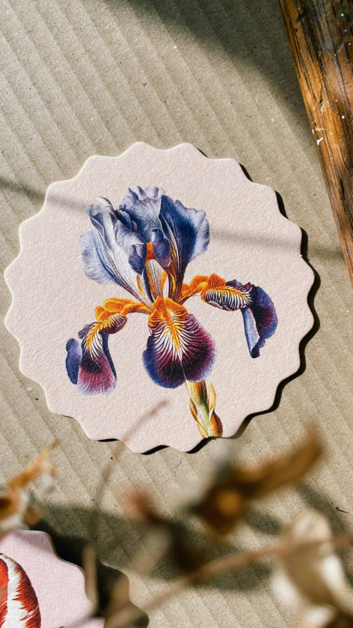 Untersetzer-Set Blumen 🌻🌸🌼