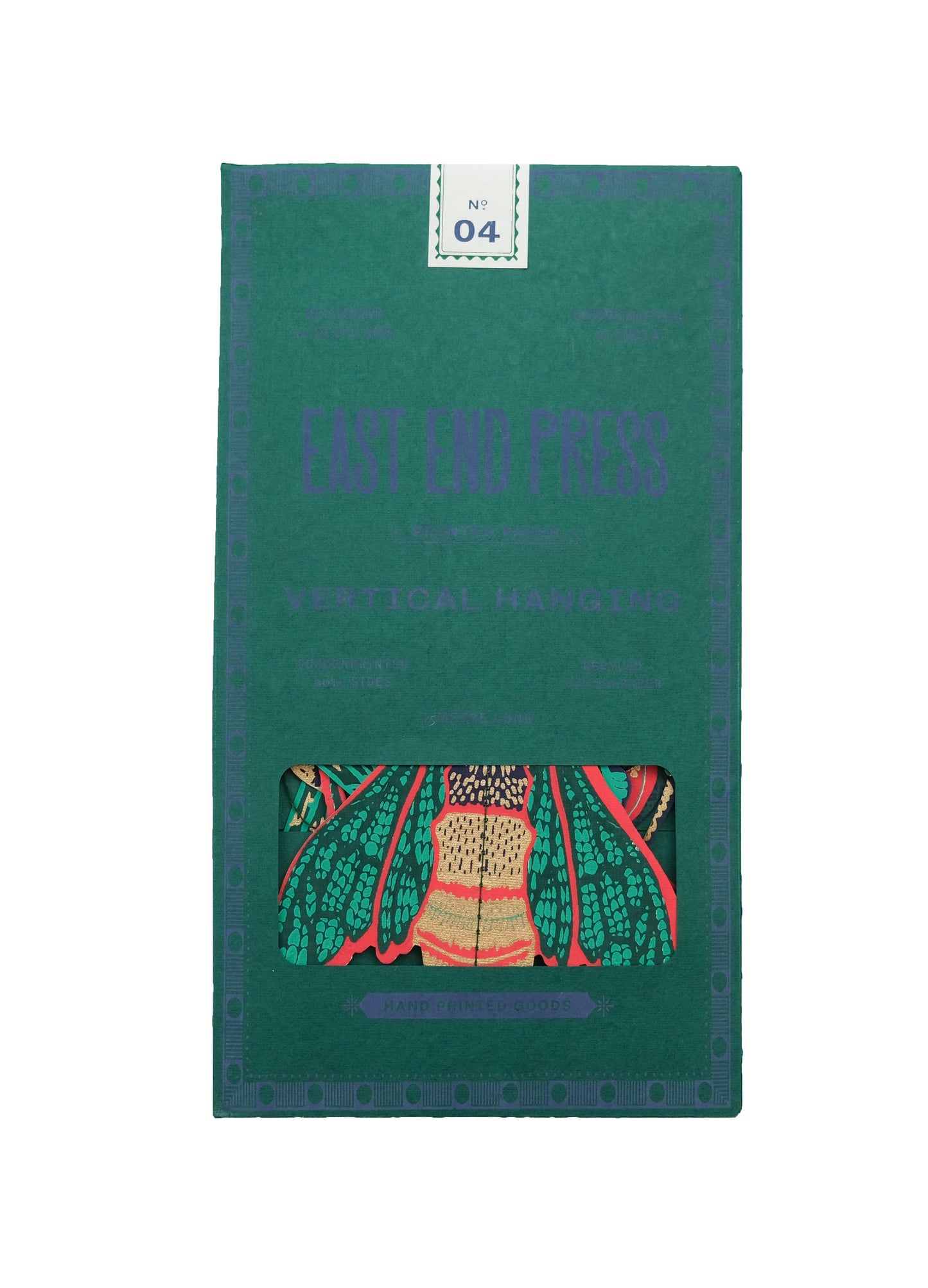 Vertikaler Girlande mit Insekten