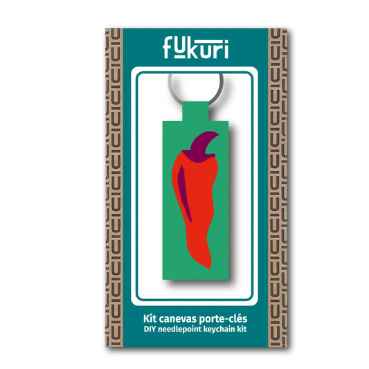 Canevas-Set – DIY – Schlüsselanhänger – Chili/Hot
