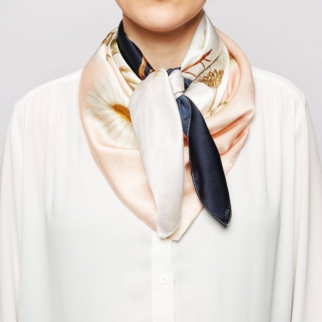 Four Square Daisy Seidenschal