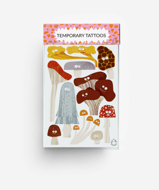 Pilz-Temporary-Tattoos DIN A6