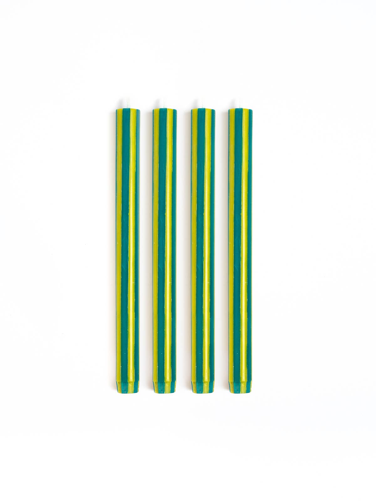 Streifen-Dinnerkerze Gemischtes Set//Farben Soft 1