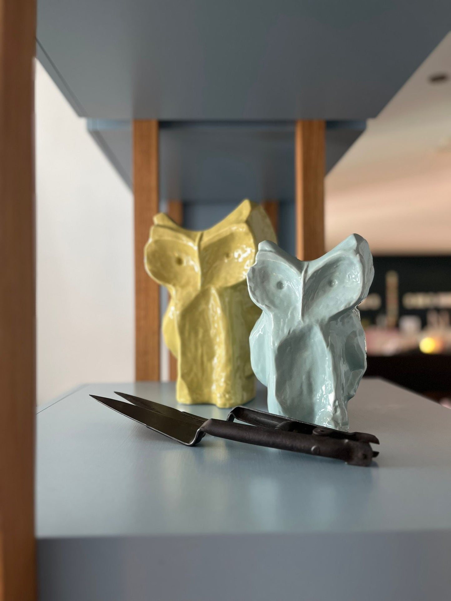Marni x Serax – „After Midnight“ Vase in Eulenform,  Yellow