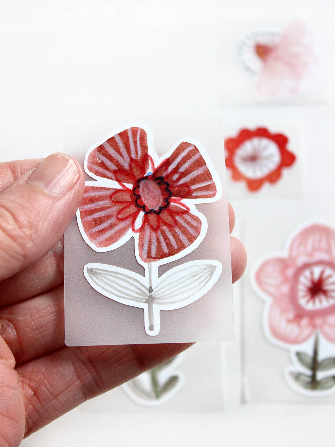 Bügelbilder Set "Blumen und Blüten"