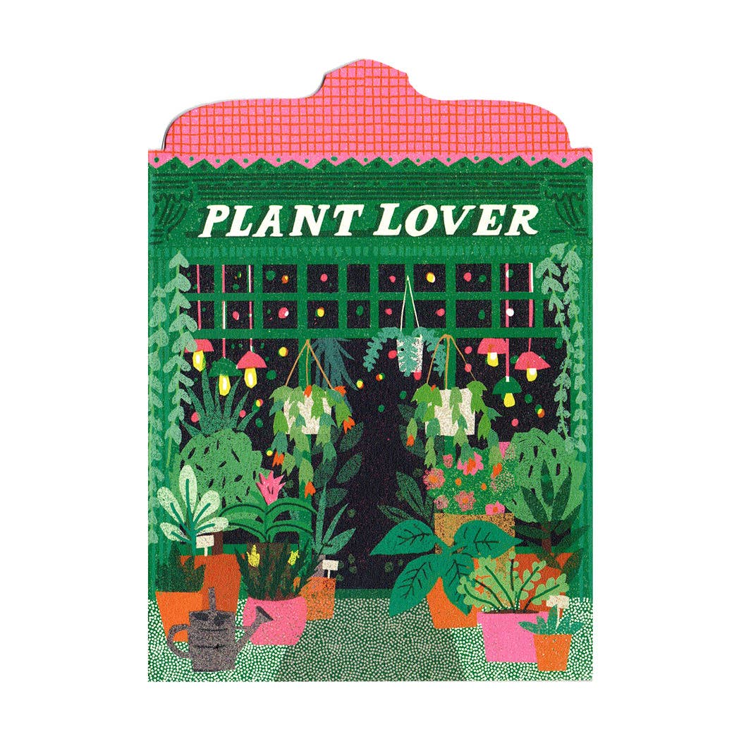 Plant Lover Shop Grusskarte mit Ausschnitt