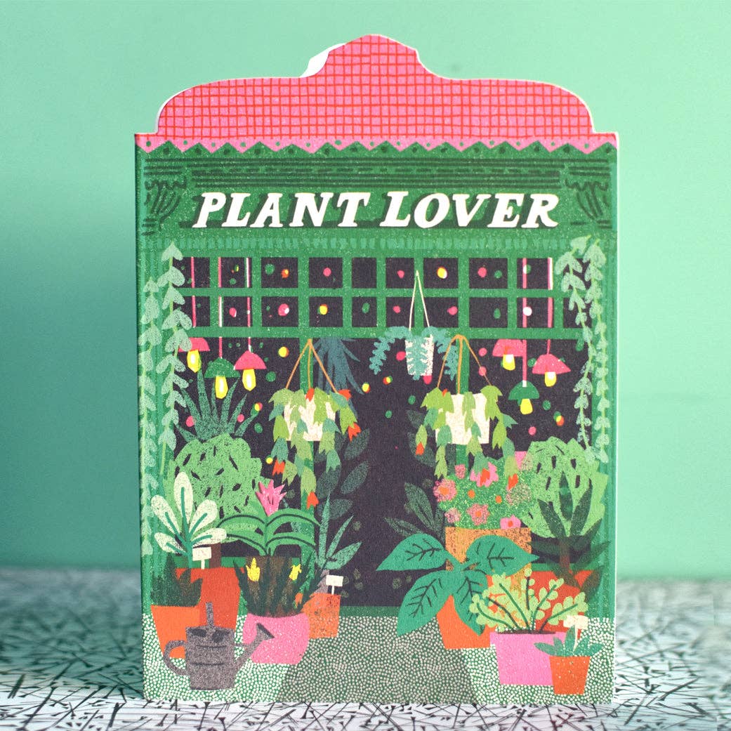 Plant Lover Shop Grusskarte mit Ausschnitt