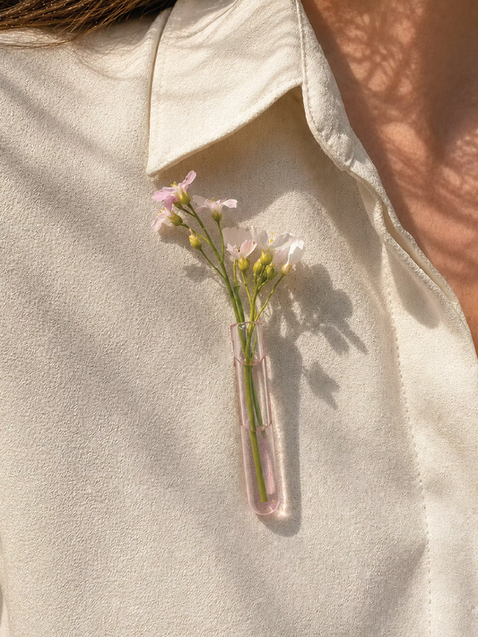Walleaf Blumen Brosche