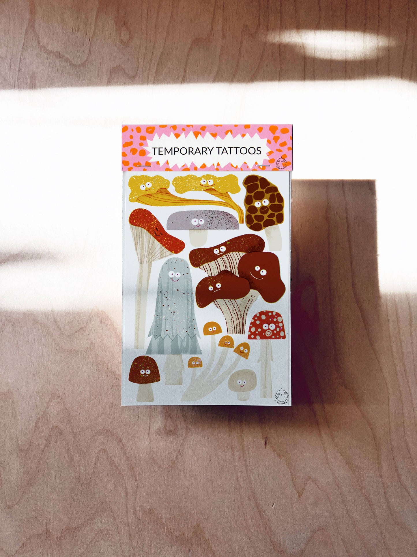 Pilz-Temporary-Tattoos DIN A6