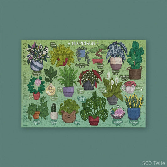 Pflanzen Guide Puzzle: Grün / 500