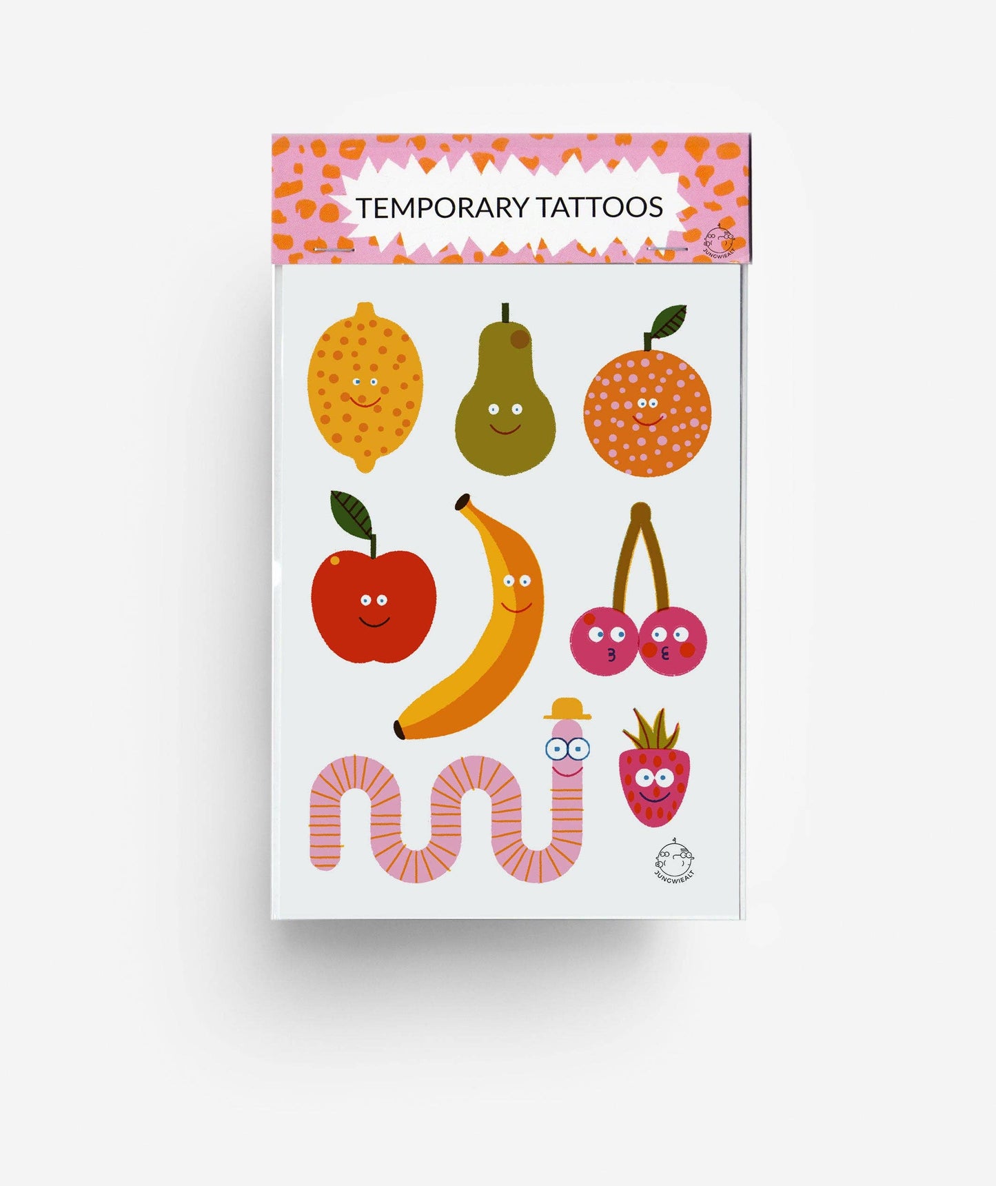 Temporäre Frucht-Tattoos DIN A6
