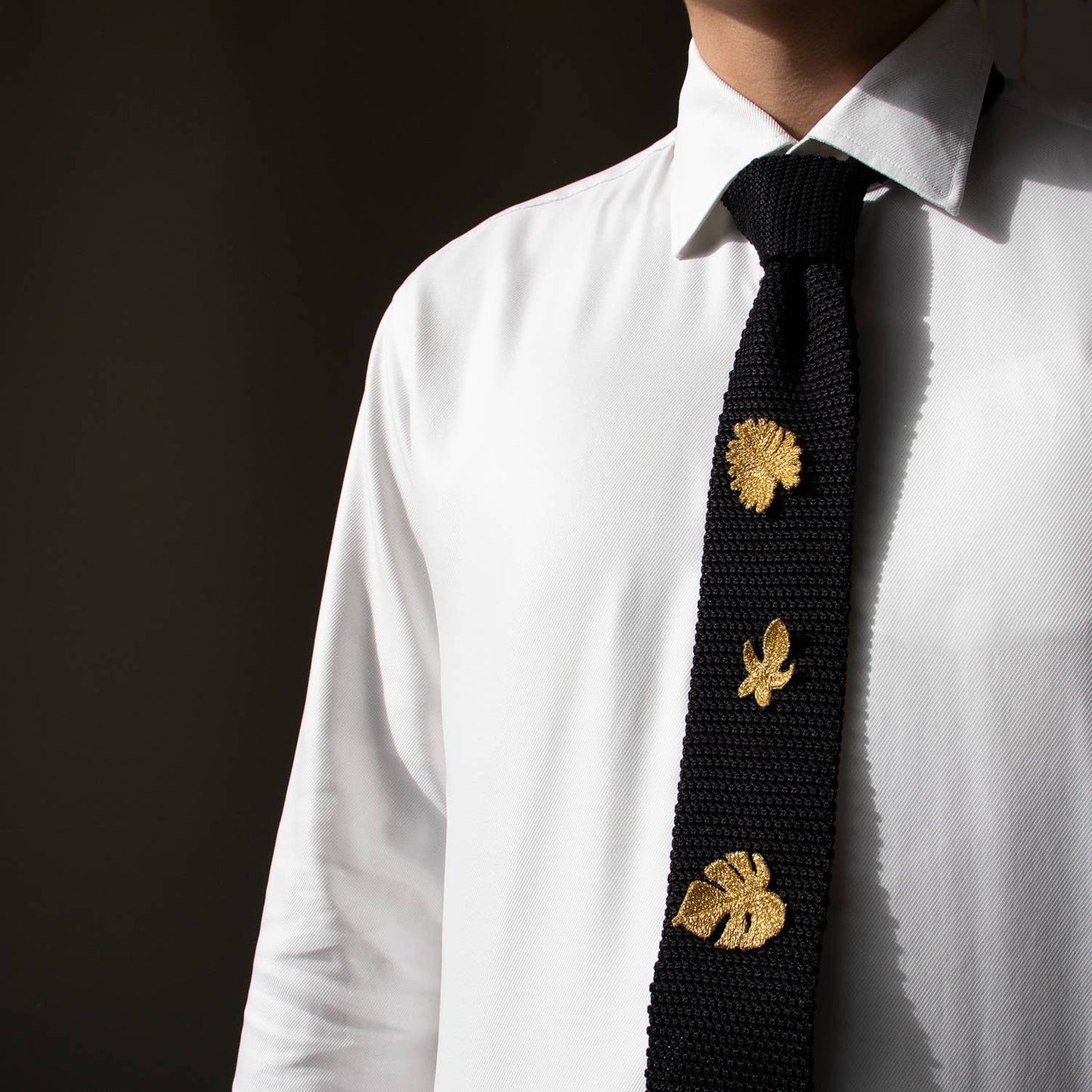 Bestickte Broschen – Blätter Set (3 Stück)