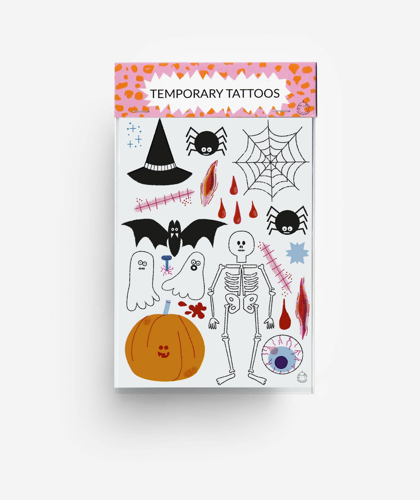 Halloween Temporäre Tattoos DIN A6