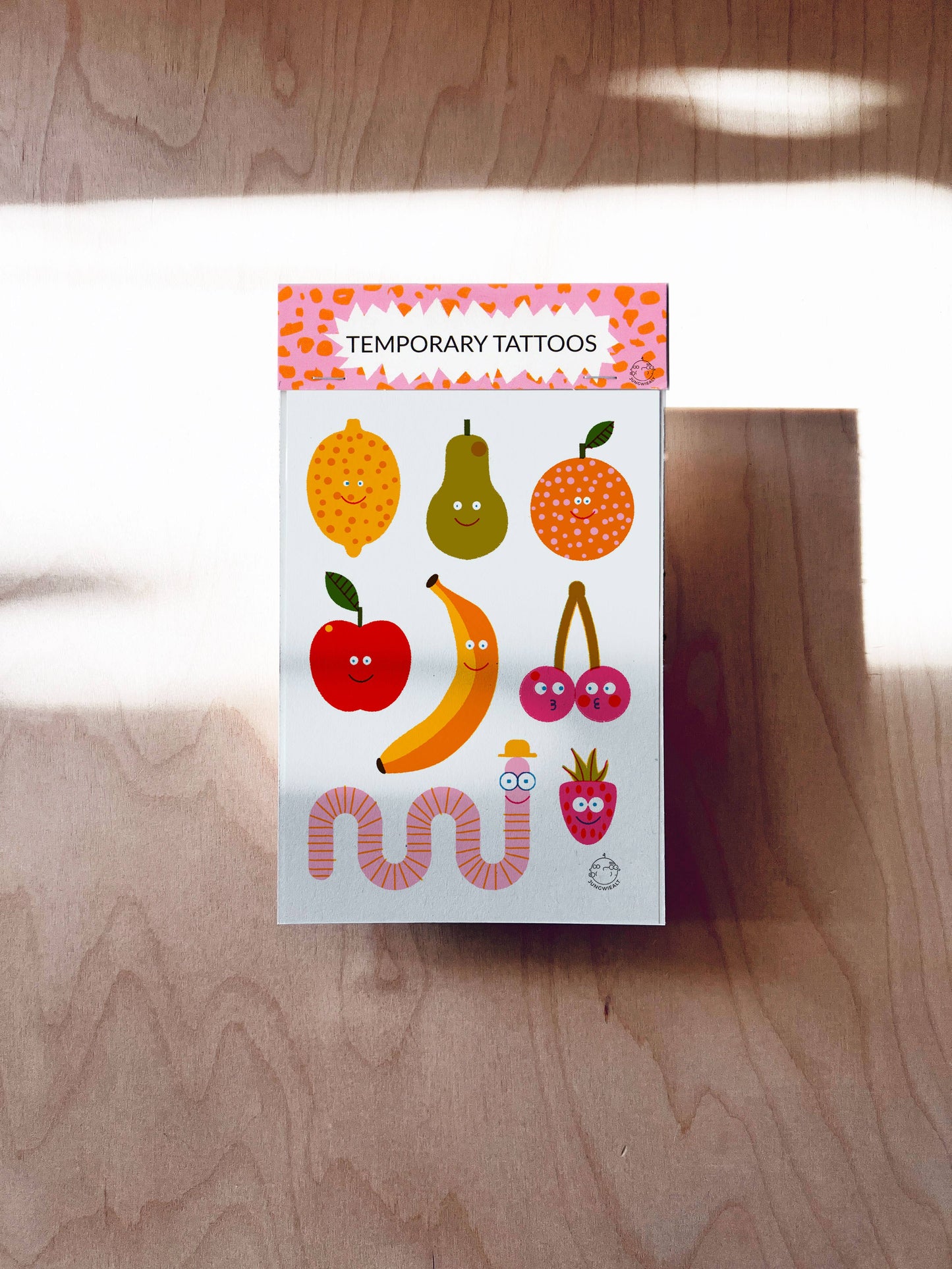 Temporäre Frucht-Tattoos DIN A6