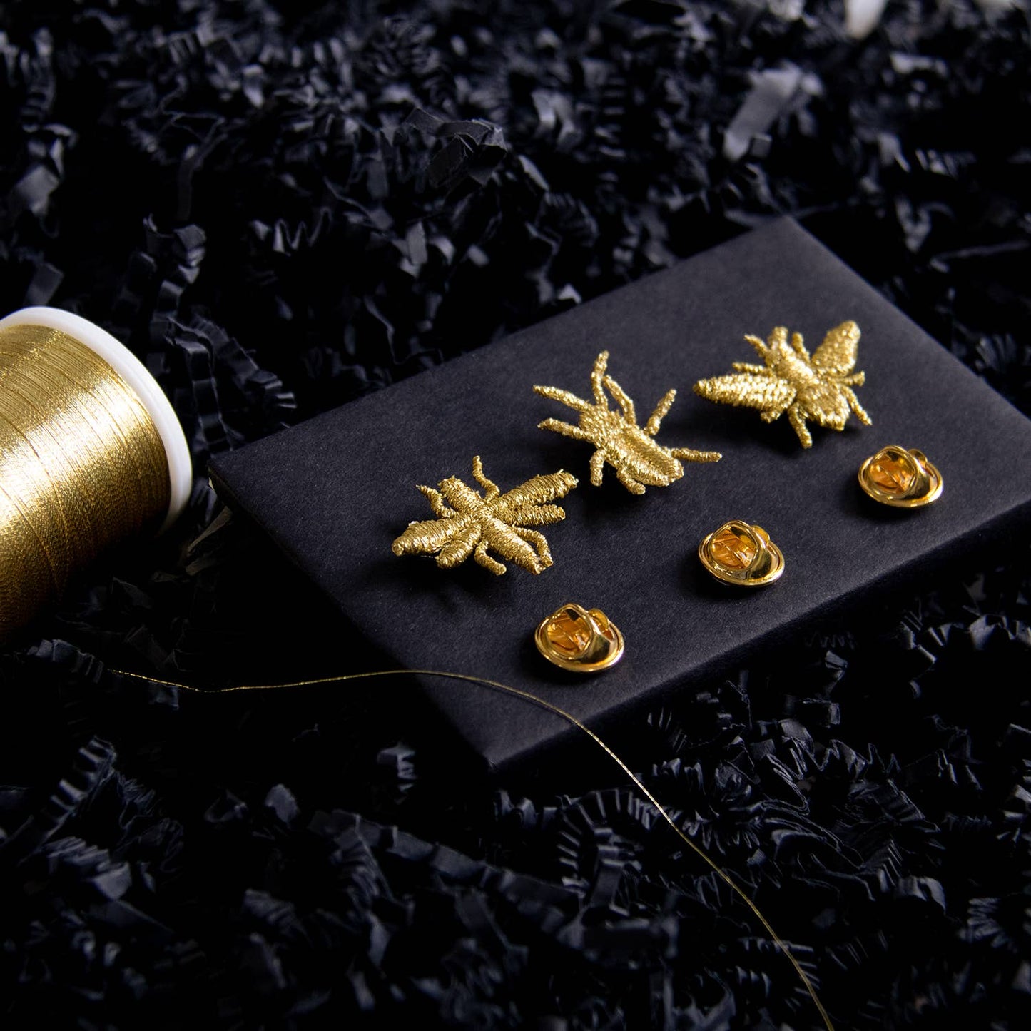 Bestickte Broschen – Insekten Set (3 Stück)