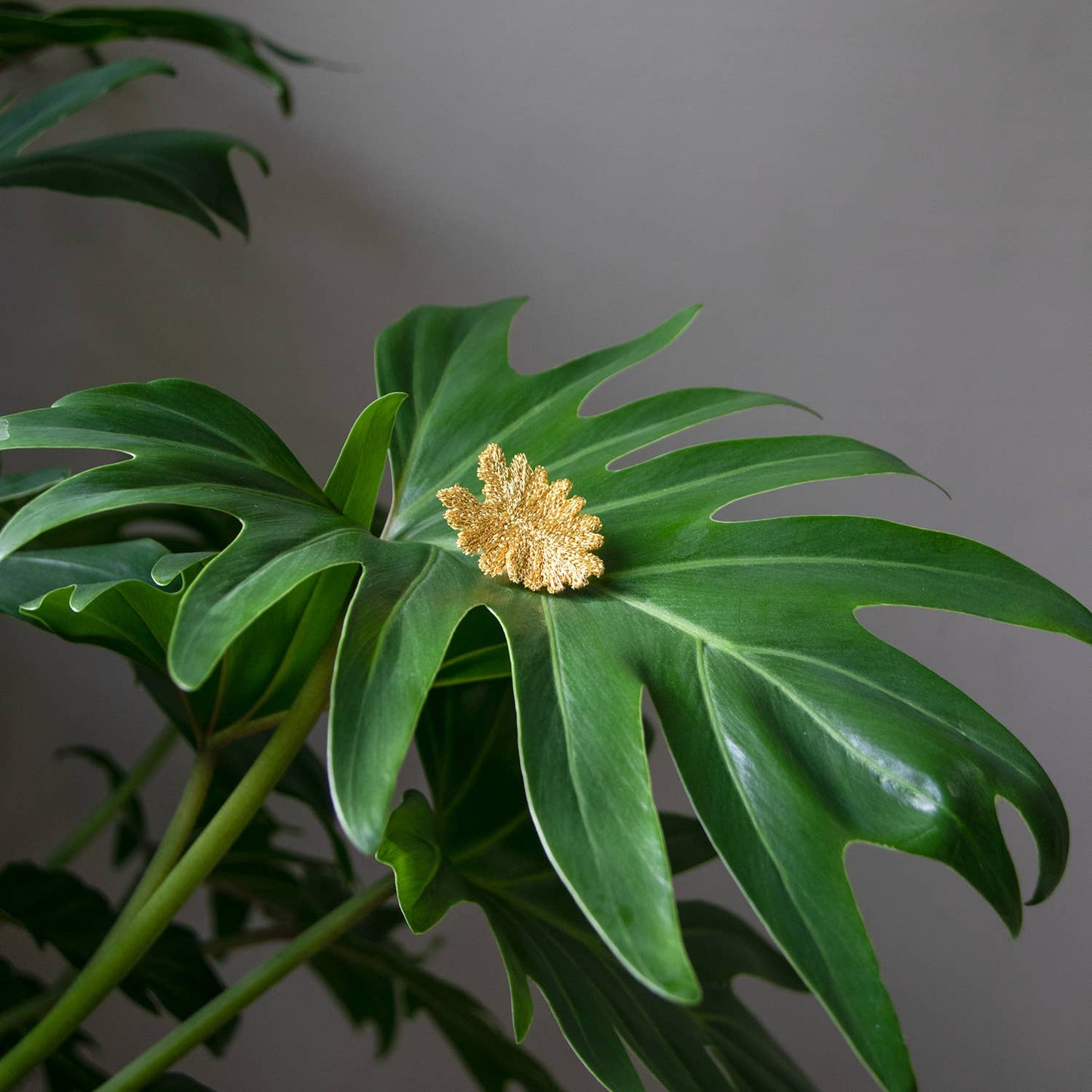 Bestickte Broschen – Blätter Set (3 Stück)