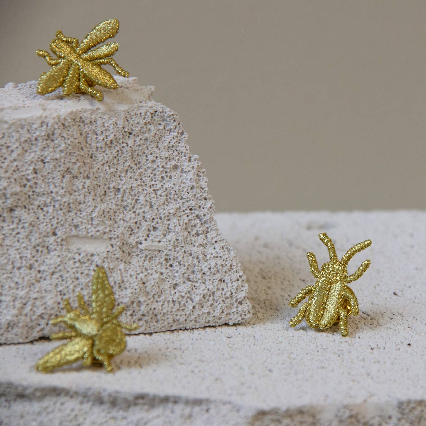 Bestickte Broschen – Insekten Set (3 Stück)