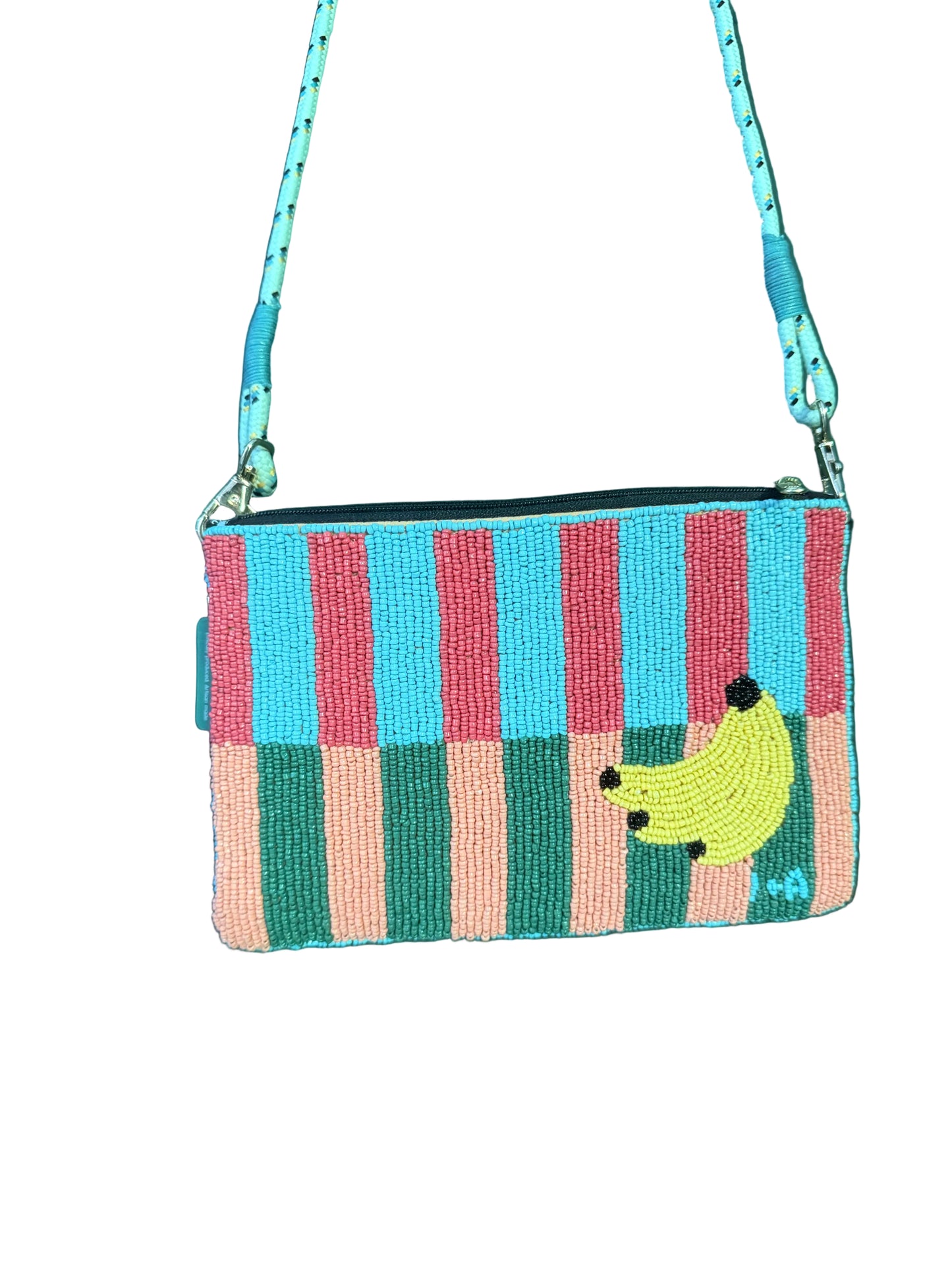 Leila gemischte Frucht-Perlen-Clutch mit Riemen