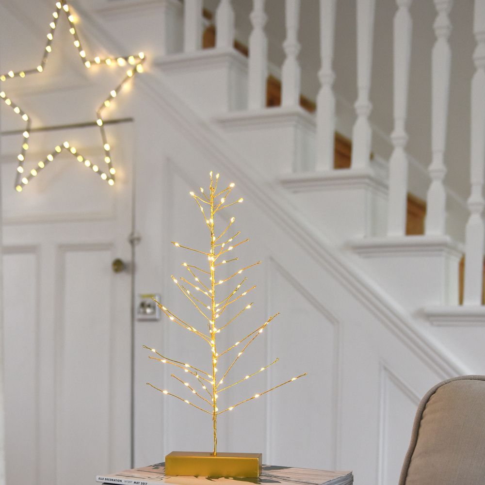 Festive Tree (Gold) – Lightstyle London LED Dekolicht bei baimon