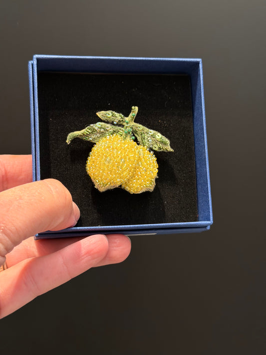 Amalfi Lemons– Zitronen Brosche