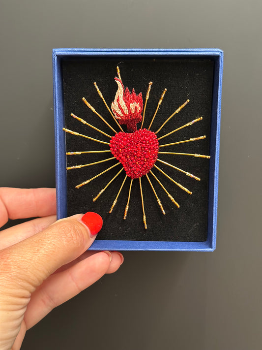 Himmlisches Herz – Devine Heart Broch Brosche von Trovelore
