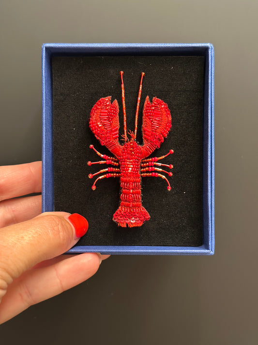 Hummer – True Lobster Brooch Brosche von Trovelore
