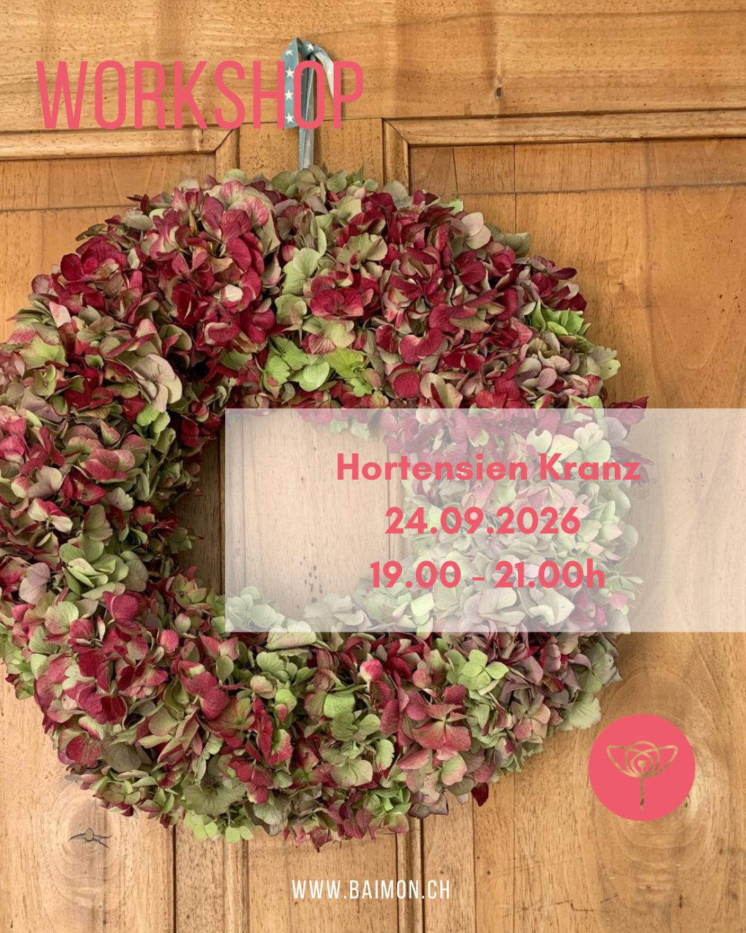 Kurs - Hortensien Kranz, 24.09.2026