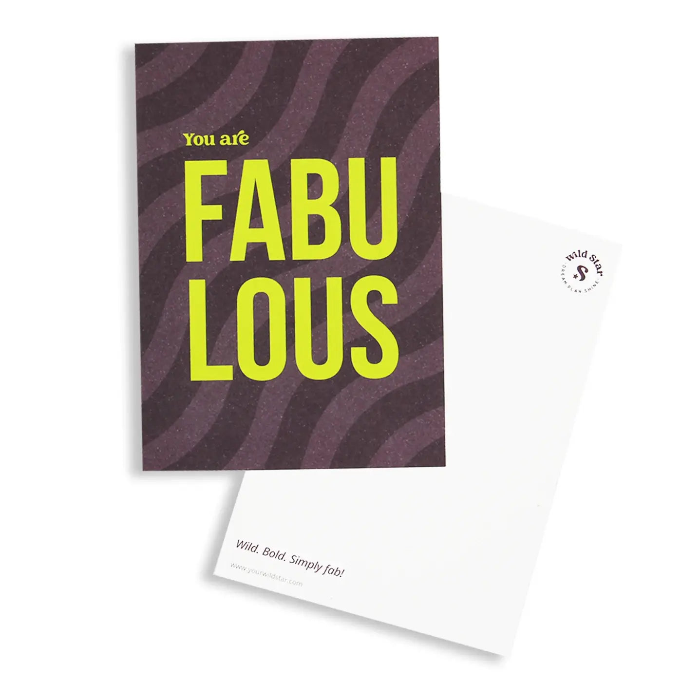 Postkarte│Du bist FABELHAFT│