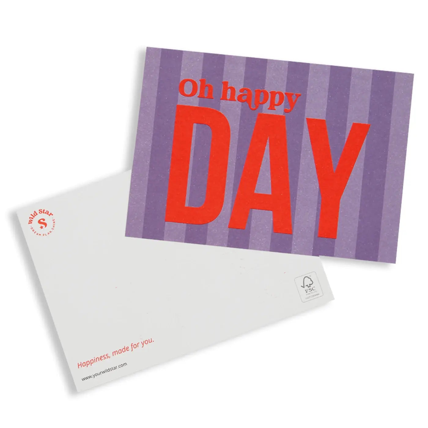 Postkarte│Oh glücklicher TAG│