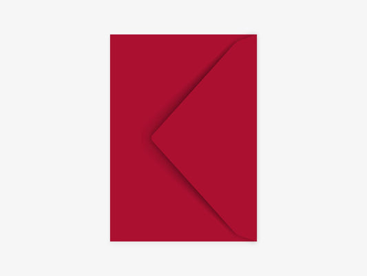 Umschlag / Cherry Red