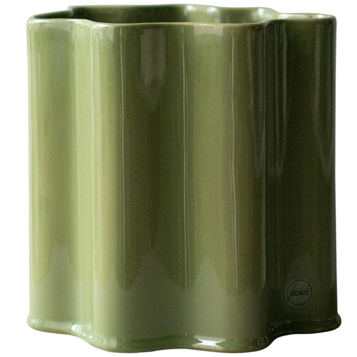 DBKD Filter Übertopf Small in Shiny Green von DBKD