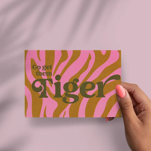 Postkarte│Hol sie dir, TIGER│