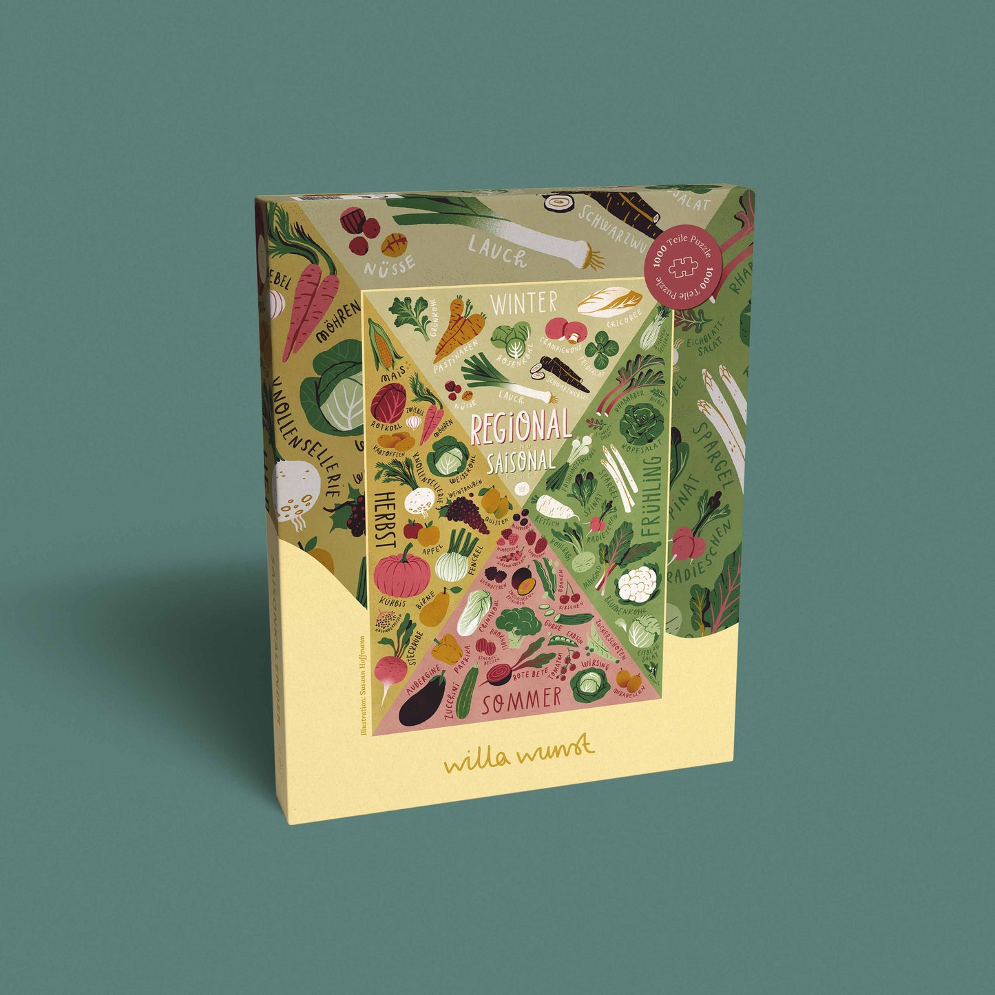 Saisonkalender Puzzle: Querformat / 500